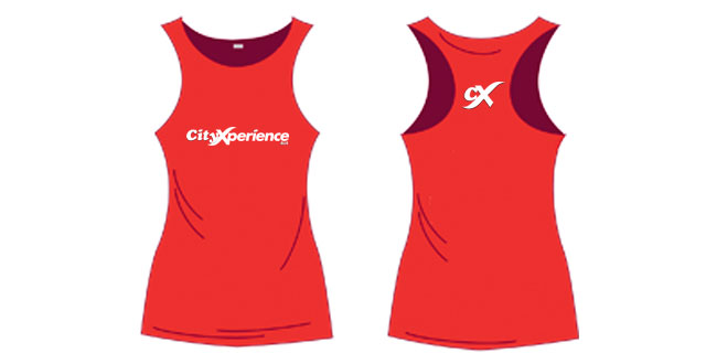 Aplicación logo en camiseta de City Xperience