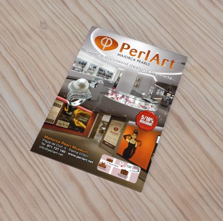 Flyer A5 para Perlart