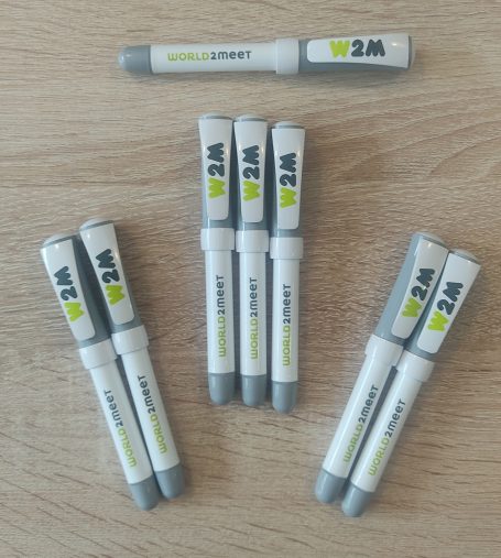 Bolígrafos BIC para World 2 Meet